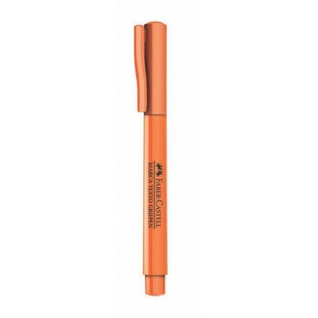 Kit Com 10 Canetas Marca Texto Laranja Faber Castell Menor preço em Kit Com 10 Canetas Marca Texto Laranja Faber Castell