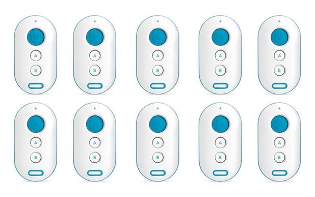 Kit com 10 Controles Remoto Azul XAC 4000 Smart Intelbras Menor preço em Kit com 10 Controles Remoto Azul XAC 4000 Smart Intelbras