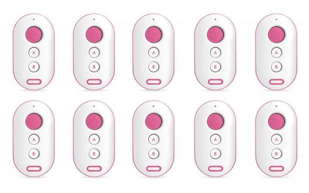 Kit com 10 Controles Remoto Rosa XAC 4000 Smart Intelbras Menor preço em Kit com 10 Controles Remoto Rosa XAC 4000 Smart Intelbras