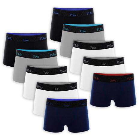 Kit Com 10 Cuecas Boxer de Cotton 4.0 - Polo Match é boa?