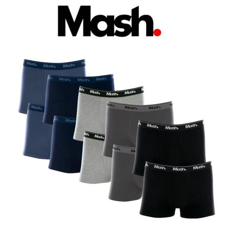 Kit com 10 Cuecas Boxer Mash 110.20 Menor preço em Kit com 10 Cuecas Boxer Mash 110.20