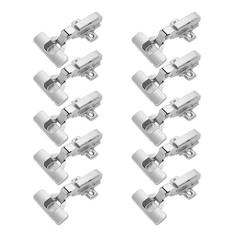 Kit com 10 dobradiças pressão click slow easy super alta FGVTN Menor preço em Kit com 10 dobradiças pressão click slow easy super alta FGVTN