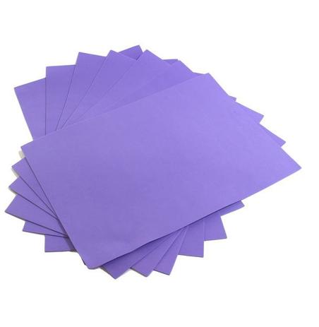 Kit com 10 Folhas EVA 2,00 mm 40x50 cm Lilás - Produto nacional é ruim? Kit com 10 Folhas EVA 2,00 mm 40x50 cm Lilás - Produto nacional é boa?