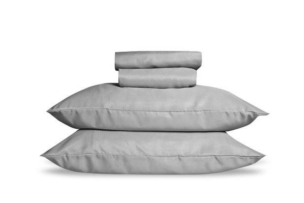 Kit Com 10 Fronhas 50cm x 70cm 100% Algodão Percal 200 Fios Cinza - Aretusa Confecções Menor preço em Kit Com 10 Fronhas 50cm x 70cm 100% Algodão Percal 200 Fios Cinza - Aretusa Confecções