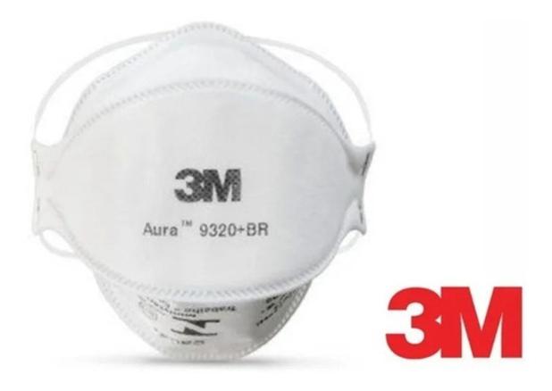 KIT COM 10 Máscaras 3M AURA 9320+BR Menor preço em KIT COM 10 Máscaras 3M AURA 9320+BR