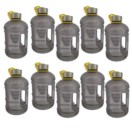 Kit Com 10 Mini Garrafas Galão De Água Preta Para Academia - Glopx import export ltda Menor preço em Kit Com 10 Mini Garrafas Galão De Água Preta Para Academia - Glopx import export ltda