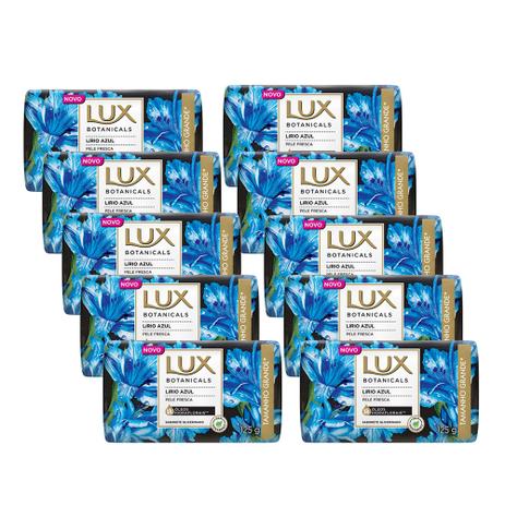 Kit com 10 Sabonetes Lux Lirio Azul 125G Menor preço em Kit com 10 Sabonetes Lux Lirio Azul 125G