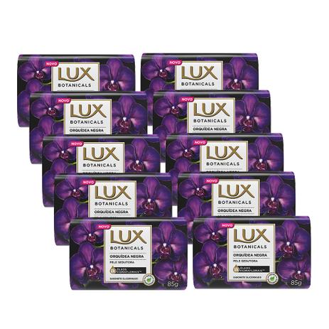 Kit com 10 Sabonetes Lux Orquidea Negra 85G Menor preço em Kit com 10 Sabonetes Lux Orquidea Negra 85G