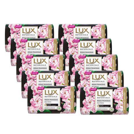 Kit com 10 Sabonetes Lux Rosas Francesas 125G Menor preço em Kit com 10 Sabonetes Lux Rosas Francesas 125G