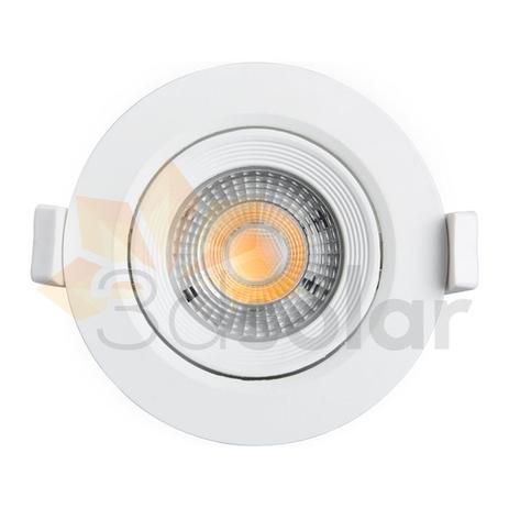 Kit com 10 Spot LED Embutir PP - 5W - 3000K - Branco Quente Redondo - Startec Menor preço em Kit com 10 Spot LED Embutir PP - 5W - 3000K - Branco Quente Redondo - Startec