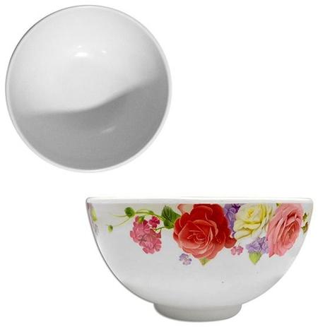 Kit Com 10 Tigelas De Melamina Redonda Floral 12,5cm De Ø - Rio chens/util goods Menor preço em Kit Com 10 Tigelas De Melamina Redonda Floral 12,5cm De Ø - Rio chens/util goods