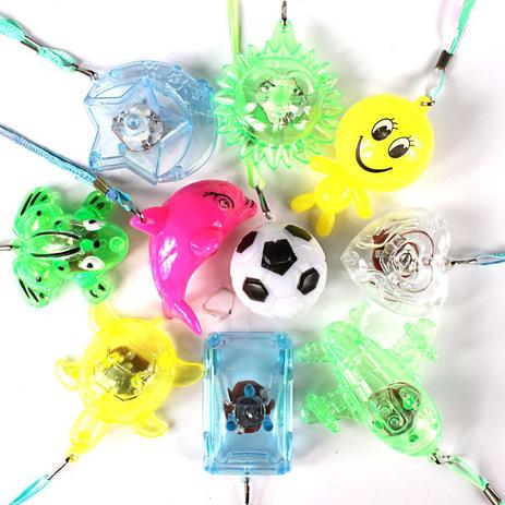Kit Com 100 Colares Piscas + 300 Pulseiras Neon Sortidas - Aluá festas Menor preço em Kit Com 100 Colares Piscas + 300 Pulseiras Neon Sortidas - Aluá festas