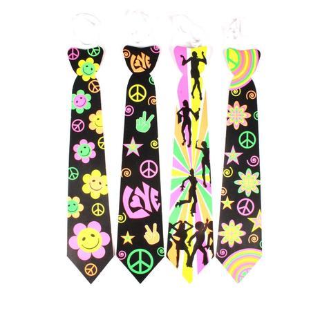 Kit Com 100 Gravata Cartonada Neon Estampas Sortidas - Aluá festas Menor preço em Kit Com 100 Gravata Cartonada Neon Estampas Sortidas - Aluá festas
