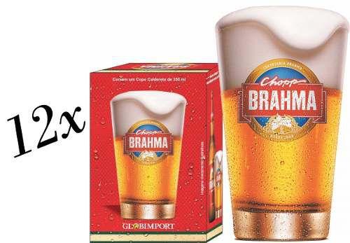 Kit com 12 Copos Brahma Chopp 350ml - Embalagem Individual - Ambev Menor preço em Kit com 12 Copos Brahma Chopp 350ml - Embalagem Individual - Ambev