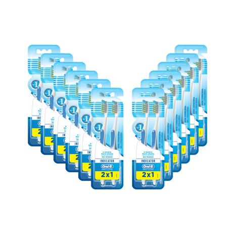 Kit com 12 Escovas Dentais Oral-B Indicator Plus 40 Leve 2 Pague 1 - Oral b é boa?