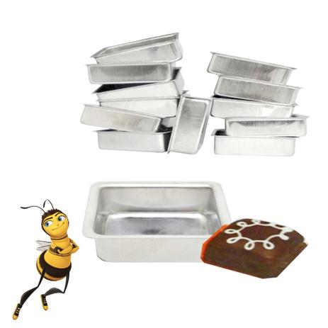 Kit Com 12 Forminhas Quadradas Para Mini Bolos E Pão De Mel - Caparroz Menor preço em Kit Com 12 Forminhas Quadradas Para Mini Bolos E Pão De Mel - Caparroz