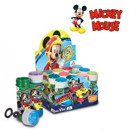 Kit com 12 frascos de bolhas de sabão mickey mouse disney 60 ml cada - Brasilflex Menor preço em Kit com 12 frascos de bolhas de sabão mickey mouse disney 60 ml cada - Brasilflex