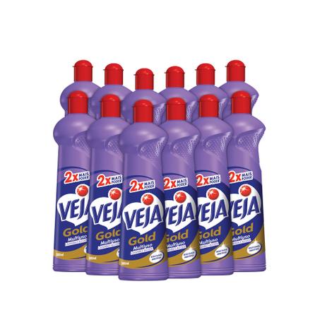 Kit com 12UN Veja Multi-Uso Lavanda e lcool 500ml Menor preço em Kit com 12UN Veja Multi-Uso Lavanda e lcool 500ml