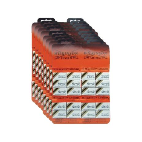 Kit com 160 Caixinhas Lâmina de Barbear Wilkinson Inox c/ 3 unidades Menor preço em Kit com 160 Caixinhas Lâmina de Barbear Wilkinson Inox c/ 3 unidades