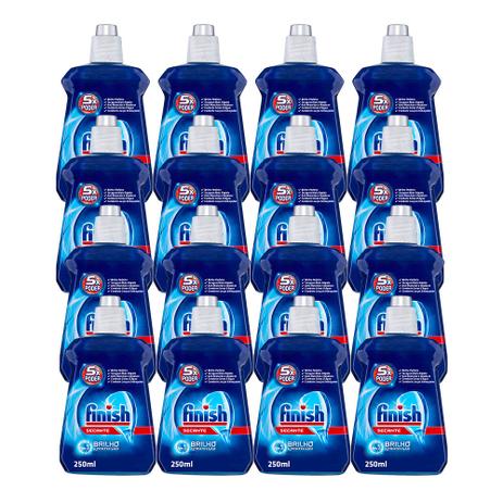 Kit com 16UN Finish Secante Abrilhantador 250ml Menor preço em Kit com 16UN Finish Secante Abrilhantador 250ml