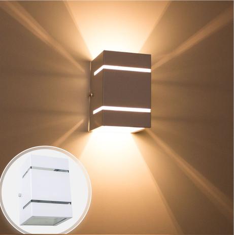 Kit com 18 Arandelas 2 Focos C/ Frisos E Facho Branca Externa Parede Muro St327 - Starlumen Menor preço em Kit com 18 Arandelas 2 Focos C/ Frisos E Facho Branca Externa Parede Muro St327 - Starlumen