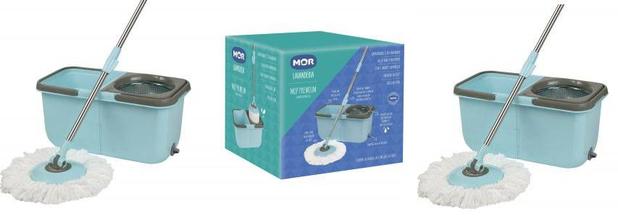 Kit Com 2 Baldes Mop Premium Mor Menor preço em Kit Com 2 Baldes Mop Premium Mor