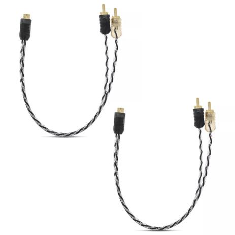Kit Com 2 Cabos RCA Y Taramps 1 Fêmea 2 Machos Dupla Blindagem Injetado Menor preço em Kit Com 2 Cabos RCA Y Taramps 1 Fêmea 2 Machos Dupla Blindagem Injetado