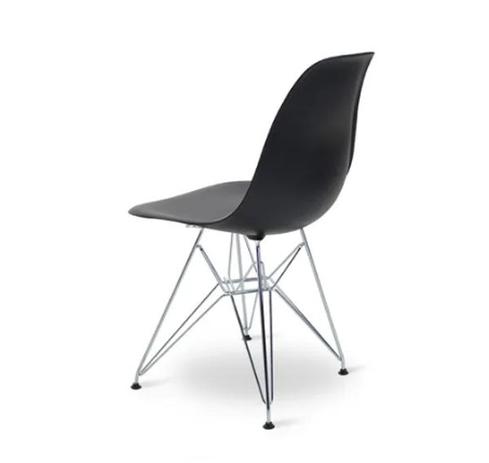 Kit com 2 Cadeiras Eames DSR Preta MK-959 - Makkon Menor preço em Kit com 2 Cadeiras Eames DSR Preta MK-959 - Makkon