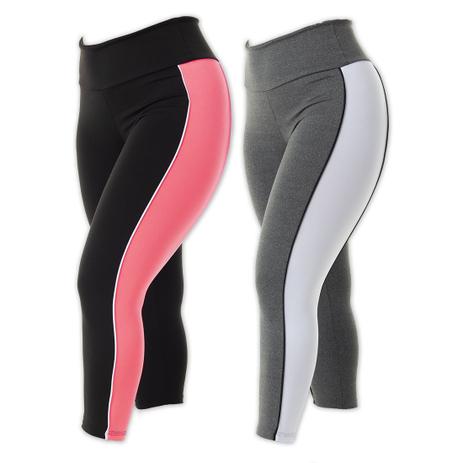 Kit com 2 Calças Legging Capri Suplex - Click Mais Bonita - Calça Legging -  Magazine Luiza