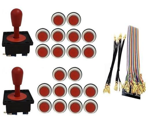 Kit Com 2 Comandos Aegir 20 Botões Corpo Branco e Gpio Menor preço em Kit Com 2 Comandos Aegir 20 Botões Corpo Branco e Gpio