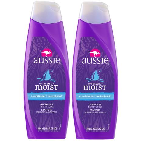 Kit com 2 Condicionadores Aussie Moist 400ml Menor preço em Kit com 2 Condicionadores Aussie Moist 400ml