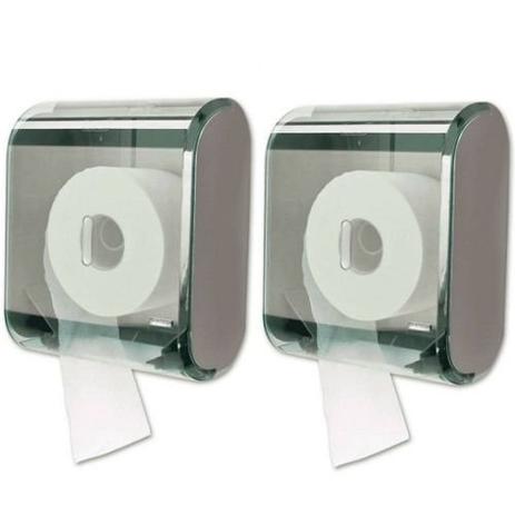 Kit com 2 Dispenser Toalheiro Multiplo URBAN GLASS Verde Premisse C19282 Menor preço em Kit com 2 Dispenser Toalheiro Multiplo URBAN GLASS Verde Premisse C19282