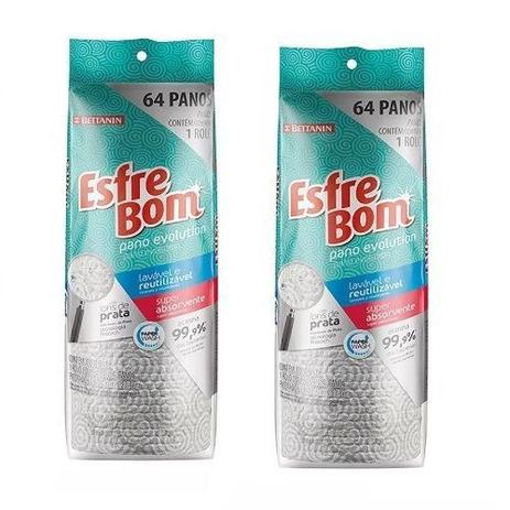 Kit com 2 Esfrebom Pano Evolution Rolo Bettanin BT4991 Menor preço em Kit com 2 Esfrebom Pano Evolution Rolo Bettanin BT4991