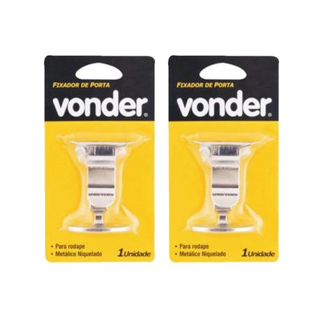 Kit com 2 Fixador de porta de pressão para rodapé - VONDER é boa?