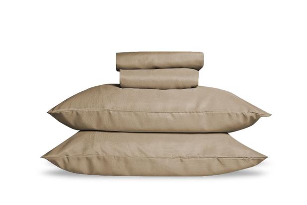 Kit Com 2 Fronhas 50cm x 90cm 100 Algodão Percal 200 Fios Cáqui - Aretusa confecções é boa?