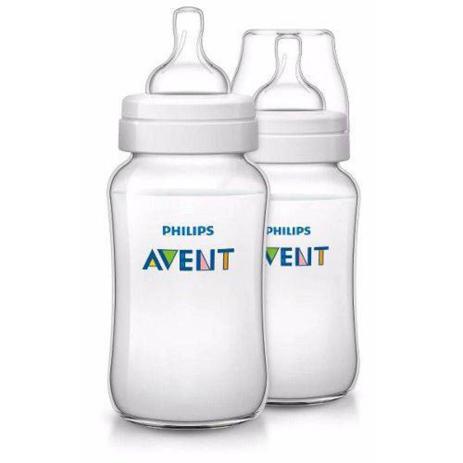 Kit Com 2 Mamadeira Classic+ 330ml Philips Avent SCF566/27 Menor preço em Kit Com 2 Mamadeira Classic+ 330ml Philips Avent SCF566/27