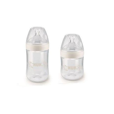 Kit com 2 Mamadeiras ESSENCE S1 e S2 Neutral NUK Menor preço em Kit com 2 Mamadeiras ESSENCE S1 e S2 Neutral NUK