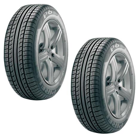Kit com 2 Pneus Pirelli 185/60 R14 P6 82H Menor preço em Kit com 2 Pneus Pirelli 185/60 R14 P6 82H