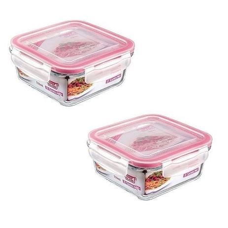 Kit com 2 Potes de Vidro Quadrado 550ML Sanremo SR75 é boa?