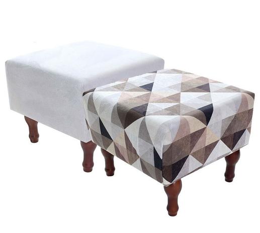 Kit com 2 Puff Banqueta 40x40cm Quadrado Decorativo Pés Madeira - Bf Colchões Menor preço em Kit com 2 Puff Banqueta 40x40cm Quadrado Decorativo Pés Madeira - Bf Colchões