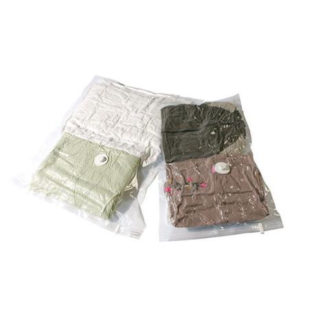 Kit com 2 Sacos Herméticos Organizadores de Roupas a Vácuo AspiSpace 80x100 e 55x90cm - Compactor Menor preço em Kit com 2 Sacos Herméticos Organizadores de Roupas a Vácuo AspiSpace 80x100 e 55x90cm - Compactor