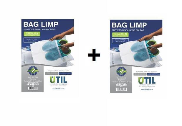 Kit com 2 sacos para lavar roupas bag limp tamanho g - UTIL UTILIDAS DOMESTICAS Menor preço em Kit com 2 sacos para lavar roupas bag limp tamanho g - UTIL UTILIDAS DOMESTICAS