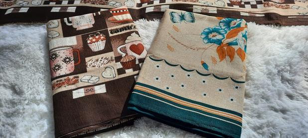 Kit com 2 toalhas de mesa 6 lugares linhao rustico cup cake borboleta verde - M&C ENXOVAIS Menor preço em Kit com 2 toalhas de mesa 6 lugares linhao rustico cup cake borboleta verde - M&C ENXOVAIS