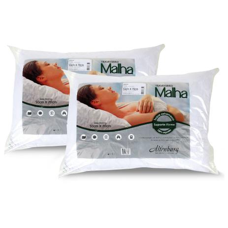 Kit com 2 Travesseiros 50x70cm Malha Altenburg é boa?