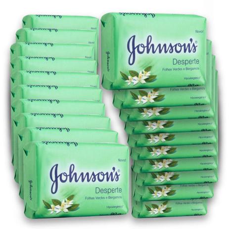 Kit com 20 Sabonetes em Barra JOHNSON - Johnsons Menor preço em Kit com 20 Sabonetes em Barra JOHNSON - Johnsons