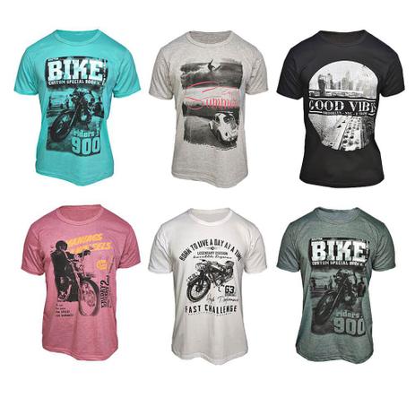 camisetas masculinas estampas