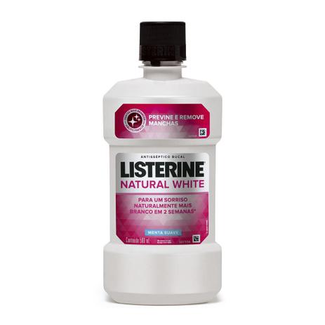 Kit com 3 Antissépticos Bucal LISTERINE Whitening Antimanchas 500ml - Johnsons Menor preço em Kit com 3 Antissépticos Bucal LISTERINE Whitening Antimanchas 500ml - Johnsons