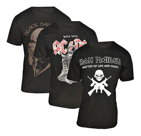camisetas rock metal