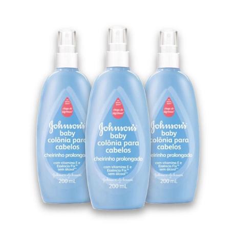Kit com 3 Cremes para Pentear JOHNSONS Baby Cheirinho Prolongado 200ml - Johnsons Menor preço em Kit com 3 Cremes para Pentear JOHNSONS Baby Cheirinho Prolongado 200ml - Johnsons