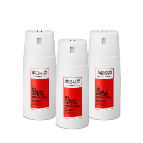 Kit com 3 Desodorantes Antitranspirante Aerossol Axe Adrenaline 48 Horas 152Ml Menor preço em Kit com 3 Desodorantes Antitranspirante Aerossol Axe Adrenaline 48 Horas 152Ml